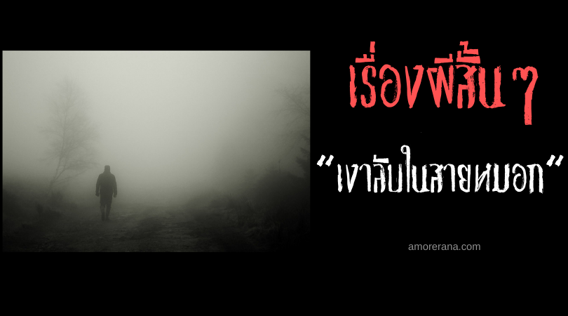 เรื่องผีสั้นๆ “เงาลับในสายหมอก”